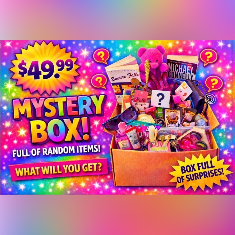 $49.99 MYSTERY BOX! retail value $250! See Full Description!
